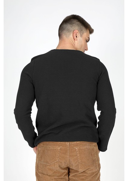 Ben Erkek O Yaka Sweatshirt Siyah modelleri