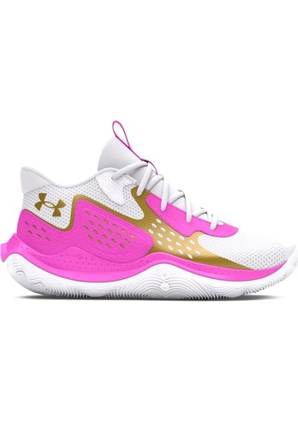 Under Armour Jet '23 Erkek Beyaz Basketbol Ayakkabısı 3026634-105