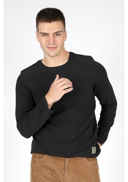 Ben Erkek O Yaka Sweatshirt Siyah fiyatları