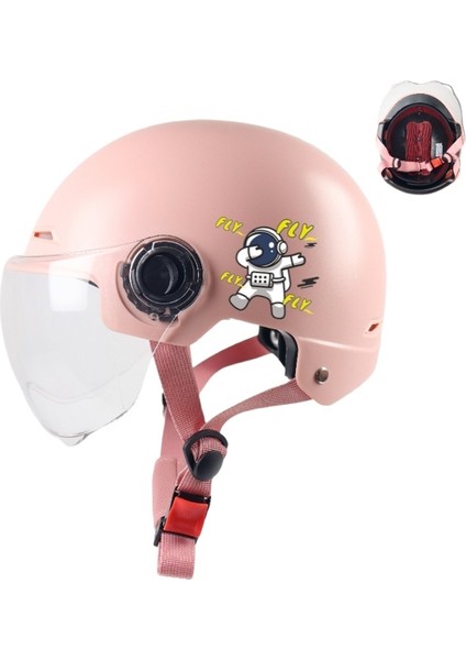 Kask Elektrikli Araç Yaz Güneş Koruması Yarım Kask Evrensel Erkekler ve Kadınlar Için Her Mevsim (Yurt Dışından)