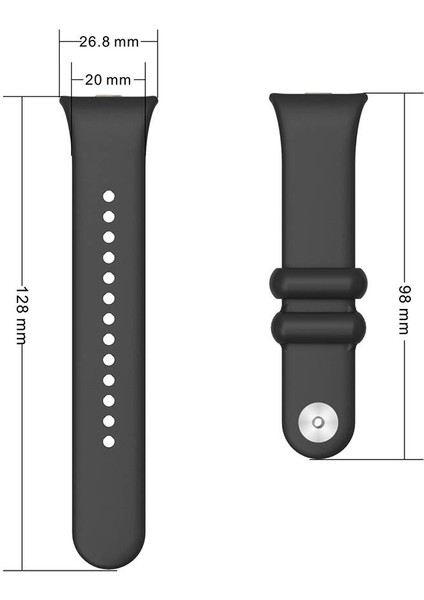 Xiaomi Mi Band 8 Pro KRD-109 Silikon Kordon