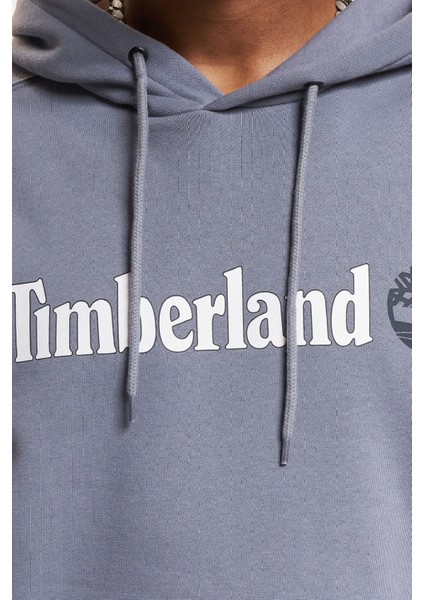 Timberland Kennebec River Linear Logo Erkek Gri Sweatshirt TB0A5UKK0731