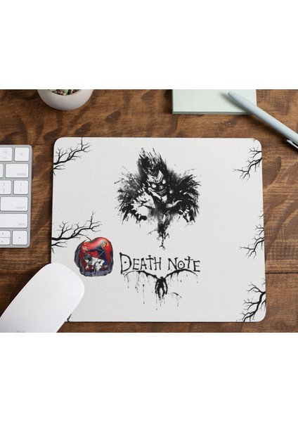 Death Note Shinigami Ölüm Meleği Rhuyu Anime Karakteri Hediyelik Baskılı Mouse Pad fiyatları