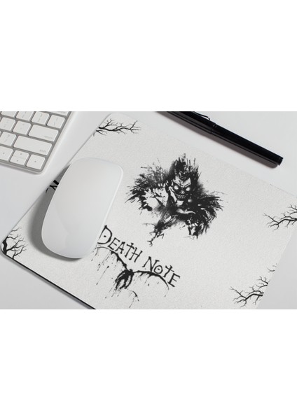 Death Note Shinigami Ölüm Meleği Rhuyu Anime Karakteri Hediyelik Baskılı Mouse Pad fırsatları