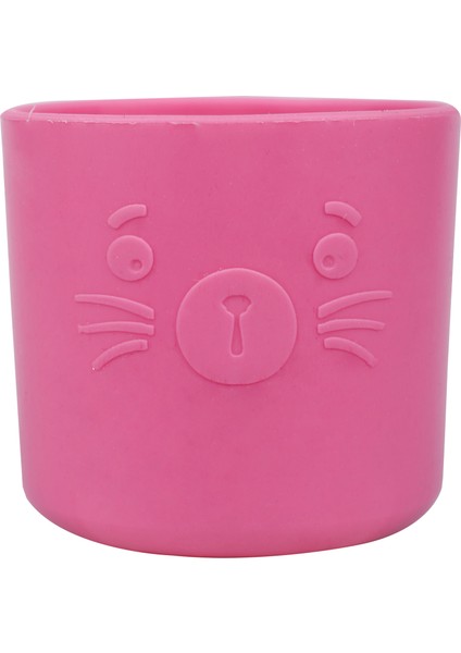 Bubu Silikon Alıştırma Bardağı Bubble Gum Pink