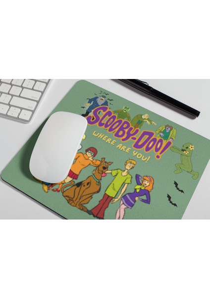 Nino Store Scooby Doo ve Dostları Gizemli Maceralar Dedektiflik Hediyelik Baskılı Mouse Pad