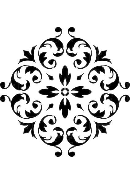 DA004 Stensil Tasarım Şablon 30X30