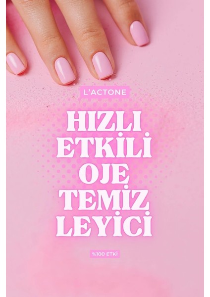 L'ACTONE Oje Çıkarıcı Aseton - Aloe Vera