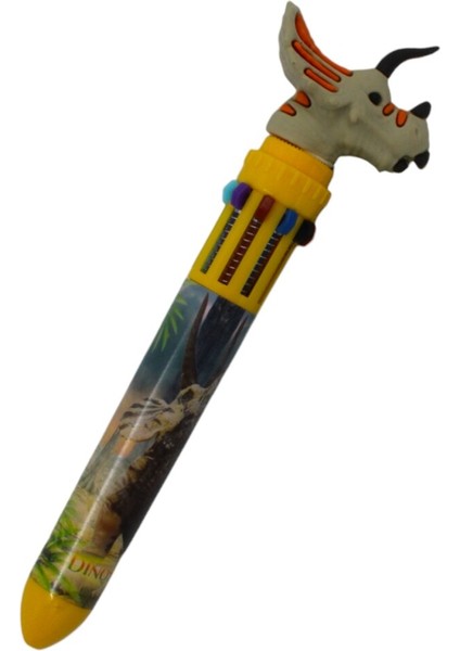 Dinosart 10-Color Ballpoint Pen 6958