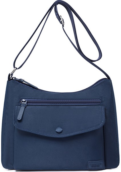 Çapraz Askılı Çanta Taşınabilir Su Geçırmez Yüksek Kaliteli Naylon Malzeme, Mavi (Yurt Dışından) fırsatları