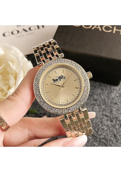 Coach Moda Kadın Saatini Kopyala (Yurt Dışından)