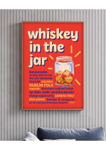 Anason İşleri Whıskey In The Jar Viskili Poster (50X70CM)