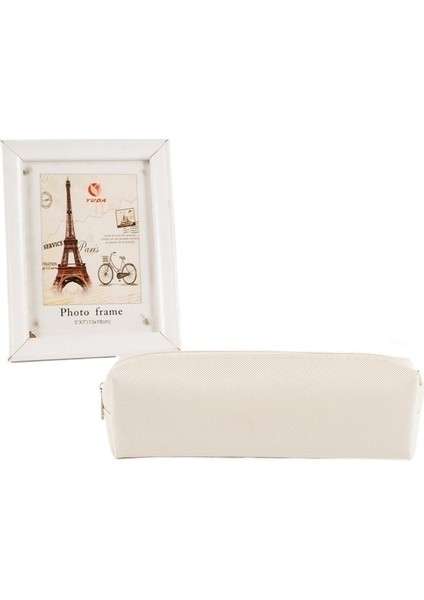 Büyük Kapasiteli Oxford Kumaş Kalem Çantası, Niş Tarzı, Yüksek Görünümlü, Kirlenmeye Dayanıklı Saklama Çantası, Kompakt Taşınabilir Kırtasiye Kutusu (Yurt Dışından)