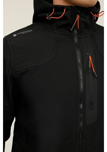 ml New Trend 1GT17 4pr Erkek Softshell Kapüşonlu Mont