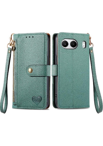 Oneplus Nord 4 Için Flip Case Darbeye Aşk Deri Kılıf Cüzdan Fermuar (Yurt Dışından) fiyatları