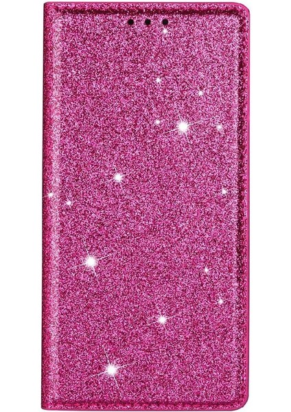 YH Mall Samsung Galaxy S24 Flip Case Cüzdan Manyetik Kapatma Için Glitter Flip Case (Yurt Dışından)