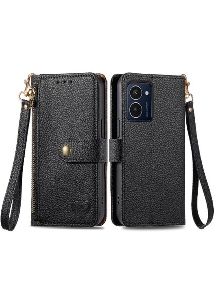 Hmd Darbe Pro Cüzdan Fermuar Darbeye Deri Kılıf Aşk Için Flip Case (Yurt Dışından)