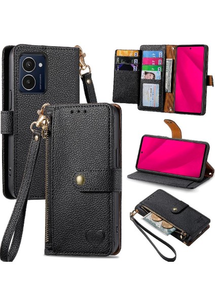 Hmd Darbe Pro Cüzdan Fermuar Darbeye Deri Kılıf Aşk Için Flip Case (Yurt Dışından)