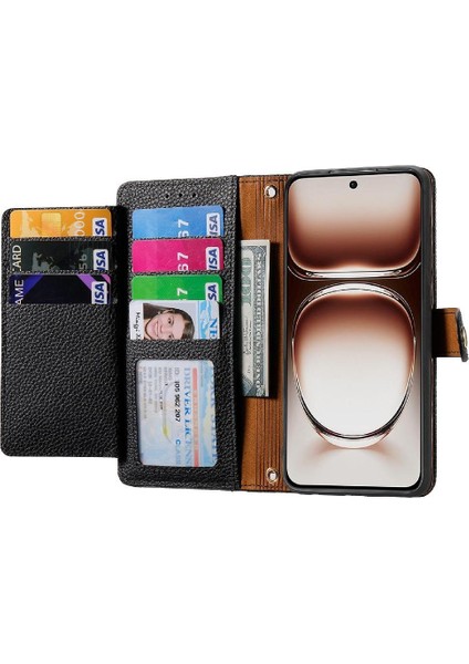 Oppo F27 Aşk Darbeye Dayanıklı Cüzdan Deri Kılıf Fermuar Için Flip Case (Yurt Dışından)