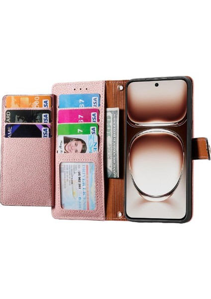 Oppo F27 Aşk Darbeye Dayanıklı Cüzdan Deri Kılıf Fermuar Için Flip Case (Yurt Dışından)
