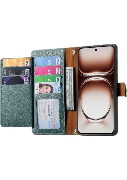 Oppo Oppo 12F Cüzdan Aşk Darbeye Deri Kılıf Fermuar Için Flip Case (Yurt Dışından)