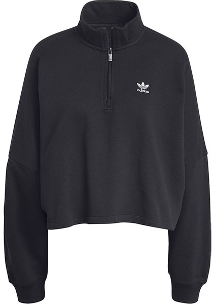 Kadın Siyah Sweatshirt ESS SWEATSHIRT IW5726