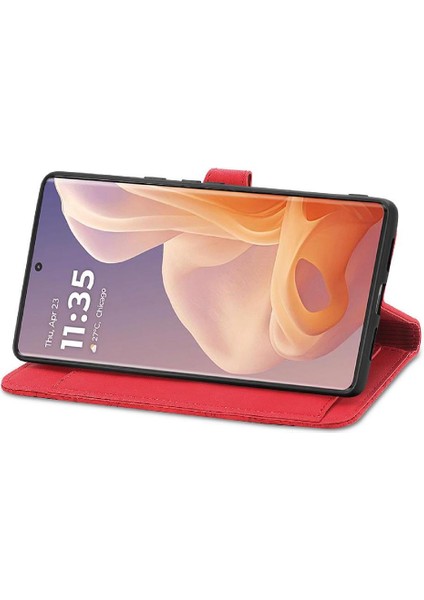 Moto G45 Çoklu Kart Yuvası Flip Fermuar Tarzı Çok Renkli (Yurt Dışından)