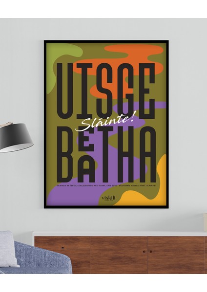 Sláinte Renkli Poster (50X70CM)