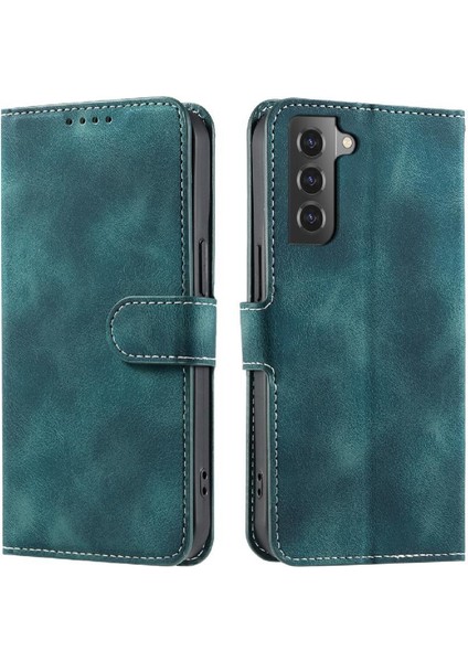 Samsung Galaxy S21 Fe Kickstand Pu Deri Bilek Kayışı Kart Için Flip Case (Yurt Dışından)