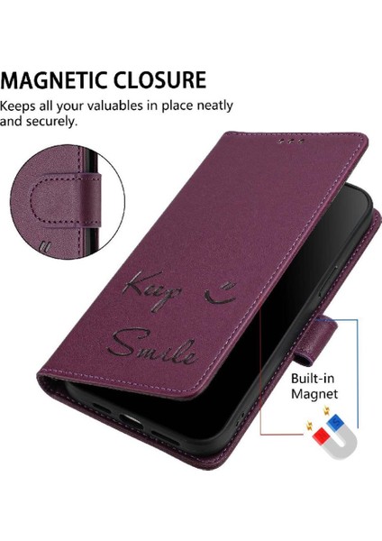 IPhone 12 Için Kılıf Pro Max Rfıd Engelleme Pu Deri Kart Tutucu Cüzdan (Yurt Dışından)