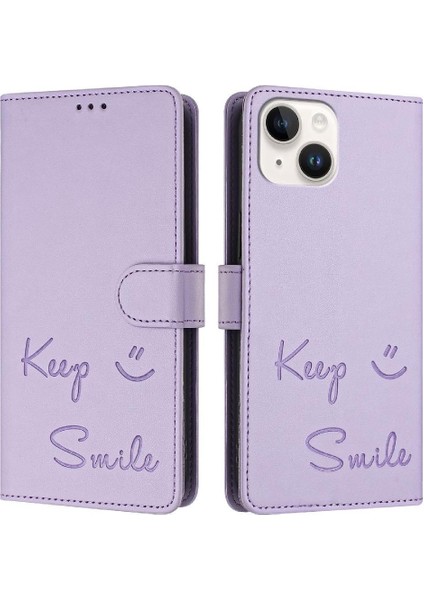 IPhone 13 Için Kılıf Rfıd Engelleme Kart Tutucu Cüzdan Kapak Çevirin Pu Deri (Yurt Dışından)