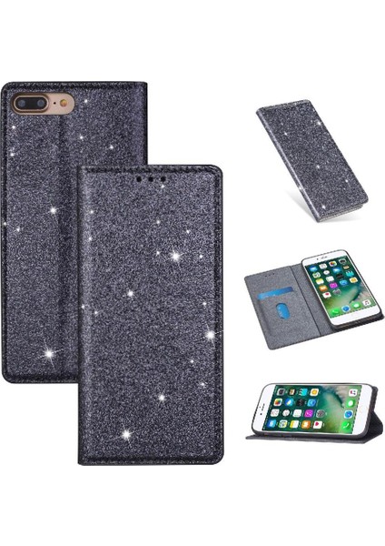 IPhone 7 Için Glitter Flip Case Artı/iphone 8 Artı Manyetik Kapatma Pu (Yurt Dışından)