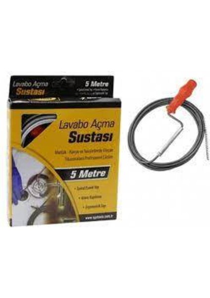 Lavabo Açma Sustası 5 Metre