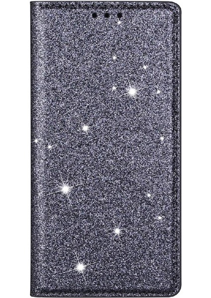 IPhone 16 Için Glitter Flip Case Pro Pu Deri Flip Case Cüzdan Manyetik (Yurt Dışından)