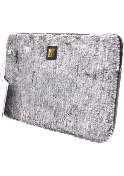 572-04 Plush Laptop Kılıfı(13 Inch) Gri