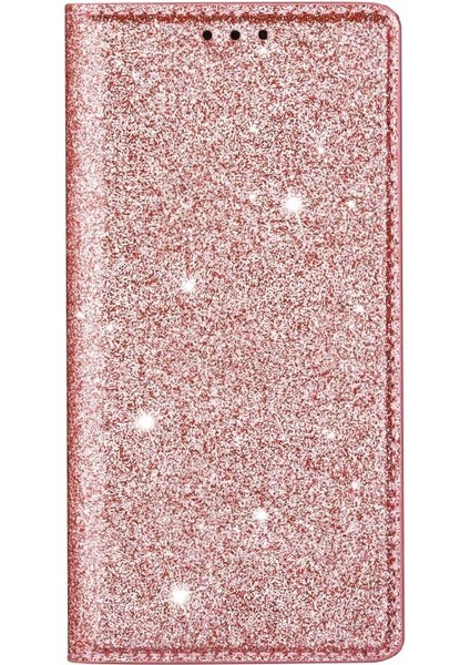 IPhone 14 Artı Pu Deri Manyetik Kapatma Kartı Için Glitter Flip Case (Yurt Dışından) fiyatları