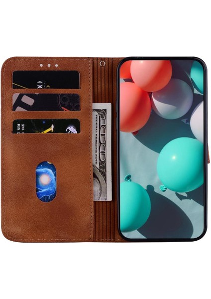 Kenar 50 Pro 5g Için Telefon Kılıfı Kart Yuvası Fonksiyonu Kabartmalı Desen (Yurt Dışından) fiyatları