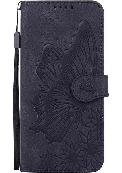 Poco M6 4g Için Flip Case Cüzdan Manyetik Closu Pu Deri Büyük Kart (Yurt Dışından)