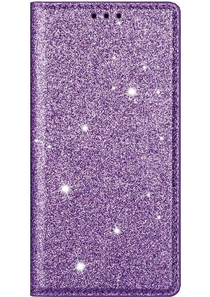 IPhone 13MINI Için Glitter Flip Case/iphone 12 Mini Pu Deri Flip Case (Yurt Dışından)