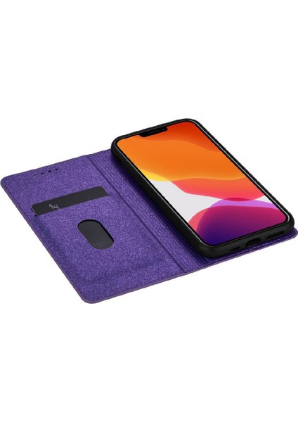 IPhone 13MINI Için Glitter Flip Case/iphone 12 Mini Pu Deri Flip Case (Yurt Dışından)