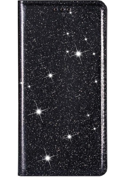 IPhone 12 Için Glitter Flip Case Pro Max Kart Tutucu Pu Deri Manyetik (Yurt Dışından)