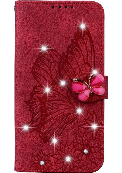 Poco M6 4g Için Flip Case Deri Cüzdan Kickstand Koruyucu Büyük (Yurt Dışından)