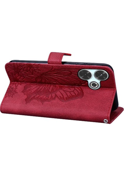 Poco M6 4g Için Flip Case Deri Cüzdan Kickstand Koruyucu Büyük (Yurt Dışından)