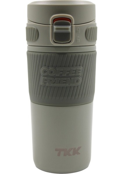 T2001 Çelik Matara Termos 450 ml Gri