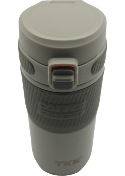 T2001 Çelik Matara Termos 450 ml Gri