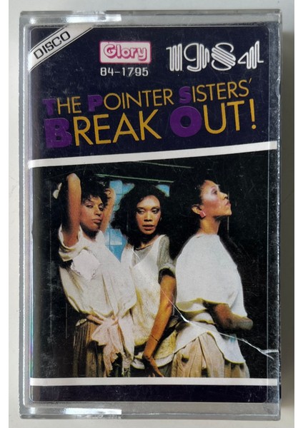 Pointer Sisters Break Out Kaset (Orjnal Dönem Glory Baskı Kaset)