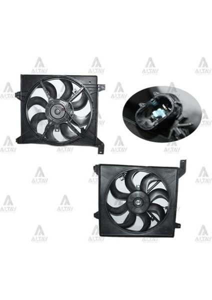 4939 4939 Fan Radyatör Cerat Uyumlu O 04-09 Benzinli