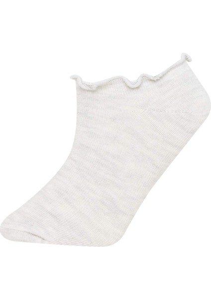 Kız Çocuk Rahat Lastikli 5'li Pamuklu Patik Çorap C8079A8NS modelleri