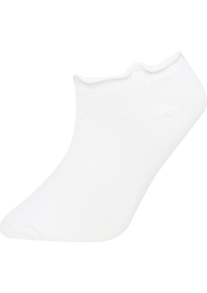 Kız Çocuk Rahat Lastikli 5'li Pamuklu Patik Çorap C8079A8NS fırsatları