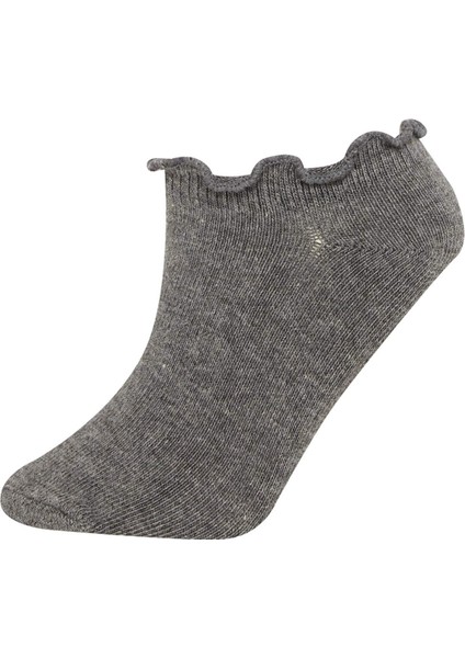 Kız Çocuk Rahat Lastikli 5'li Pamuklu Patik Çorap C8079A8NS indirimleri